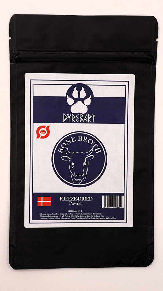 Bone Broth Pulver - Økologisk Kalv - 50 gram