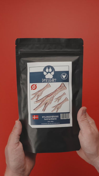 Kyllingefødder - Sund tandbørste til hunde